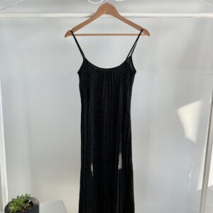 thrifted polka dot dress