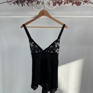 thrifted black fairy top