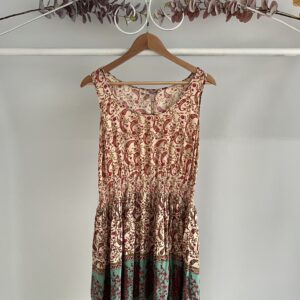 thrifted paisley floral dress