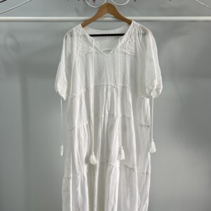 thrifted bohemian dress