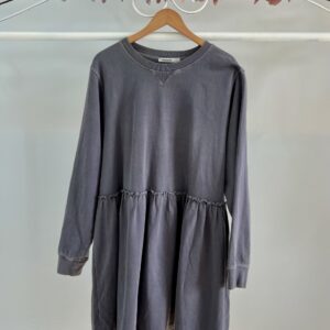 thrifted grey long sleeve dress