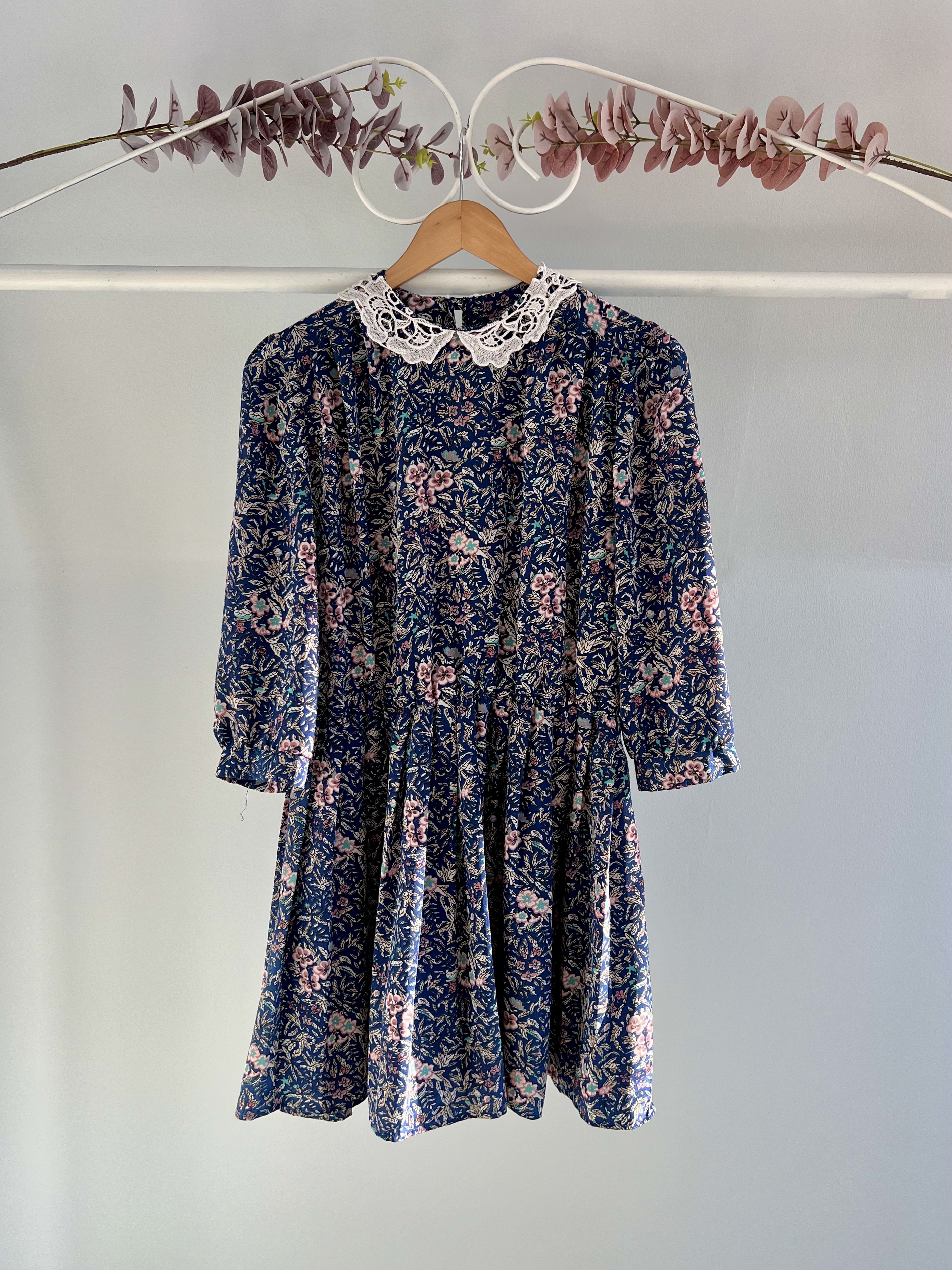 cottage core floral dress