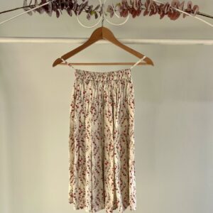 thrifted vintage floral skirt