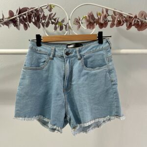 thrifted denim shorts
