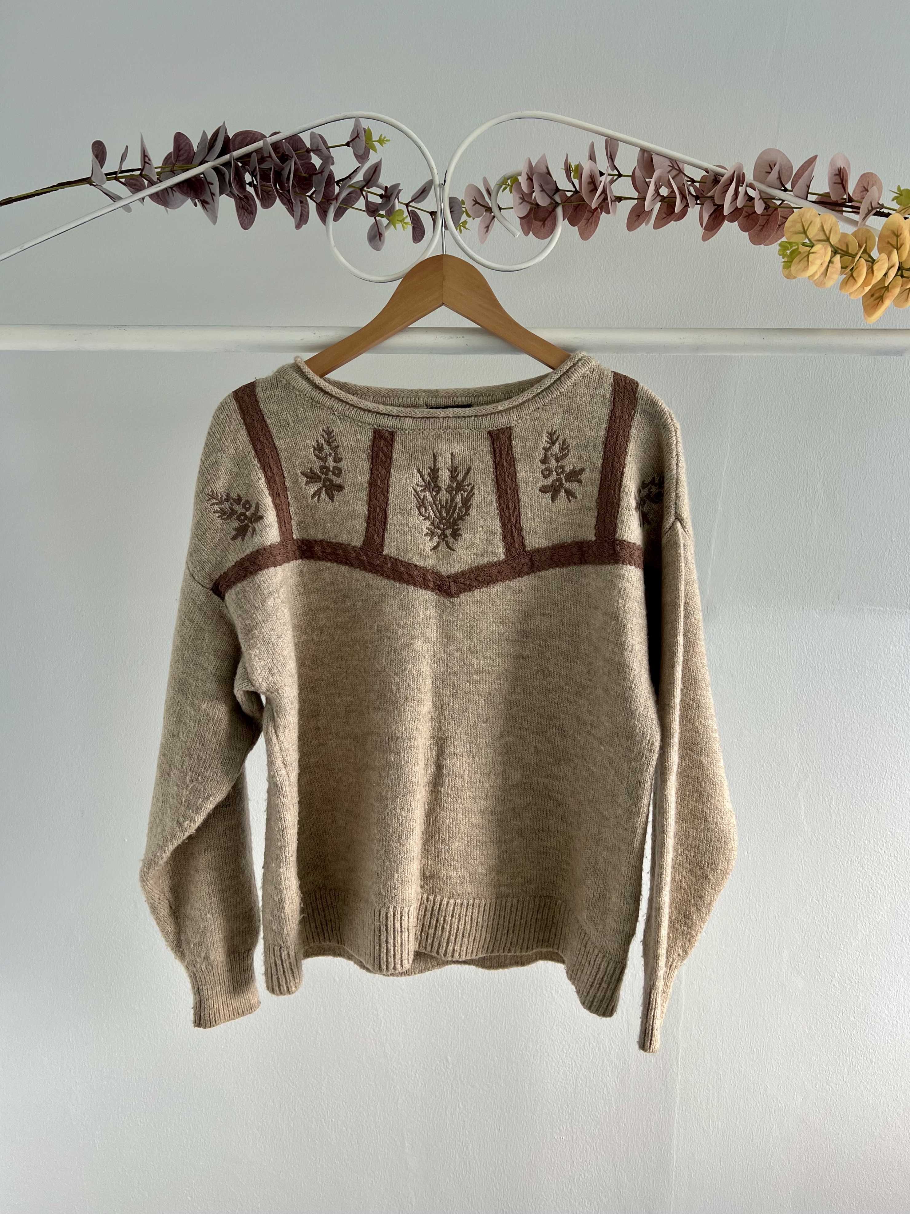 thrifted vintage embroidered jersey