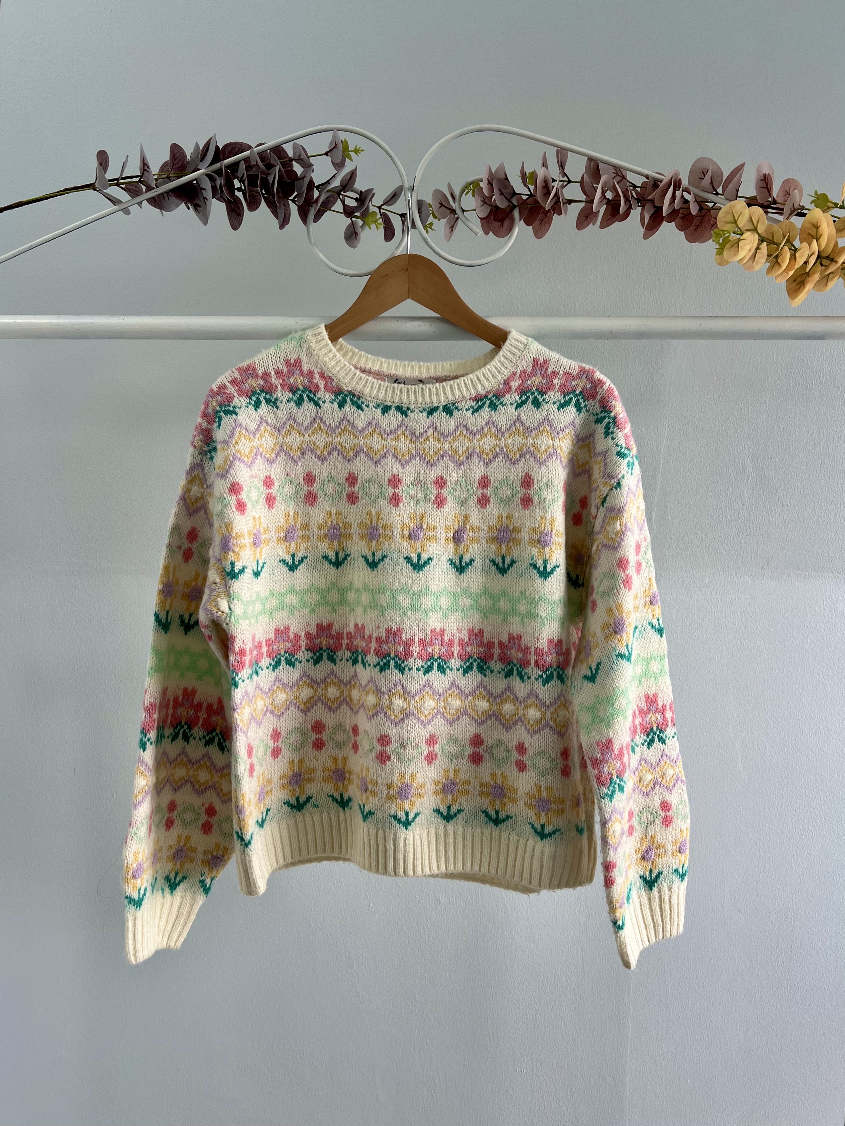 thrifted floral jersey