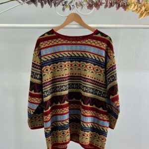 thrifted vintage pattern jersey