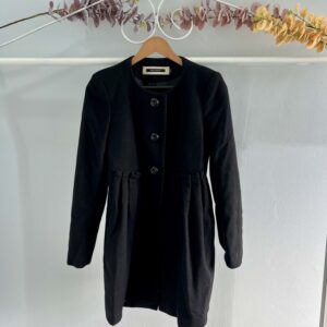thrifted Tara Jarmon black coat