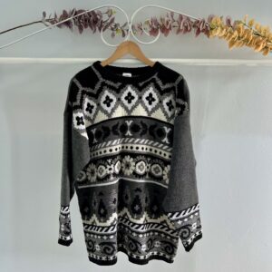 thrifted vintage pattern jersey