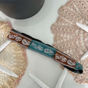 thrifted paisley headband