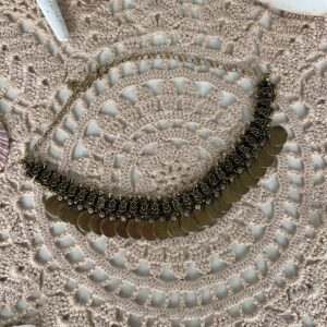 brass goddess necklace