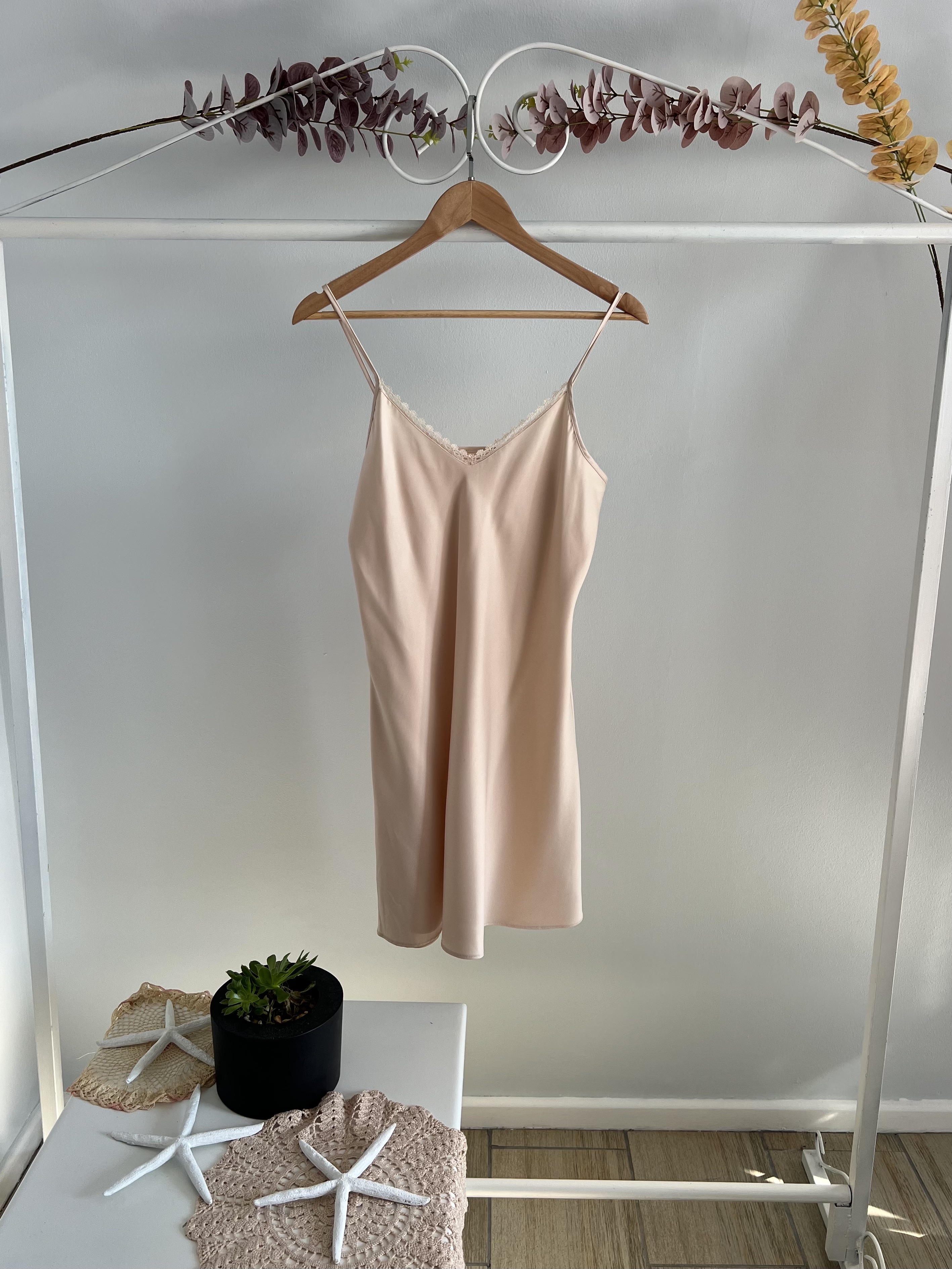 thrifted silky dress