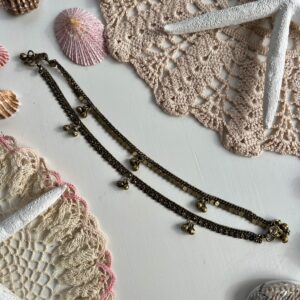 brass chain anklet