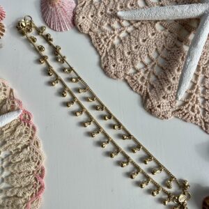 brass chain anklet