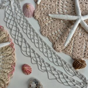 silver belly chain jewelry