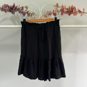 thrifted black skirt