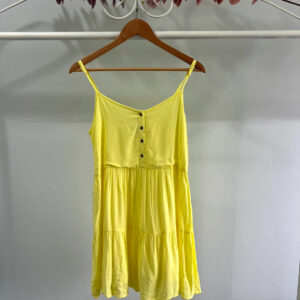thrifted yellow dress