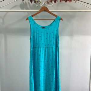 thrifted blue flower dress