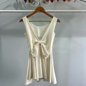 thrifted bow peep dress