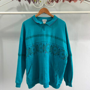 Blue Blast Patterned Sweater