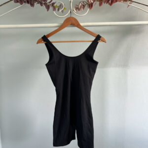 black unitard from the girlfriend collective