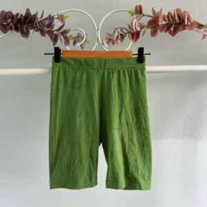 thrifted free people green bicycle shorts