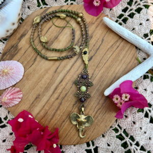 elephant macrame hairwraps