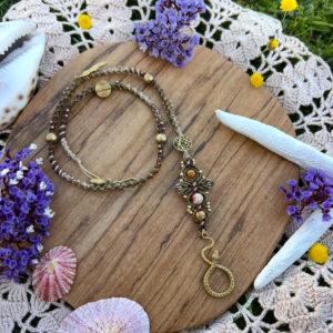 snake bohemian hairwrap