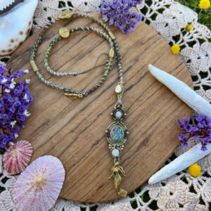 ocean inspired mermaid vibe hairwraps/dreadlock accessories