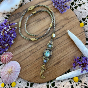 ocean inspired mermaid vibe hairwraps/dreadlock accessories