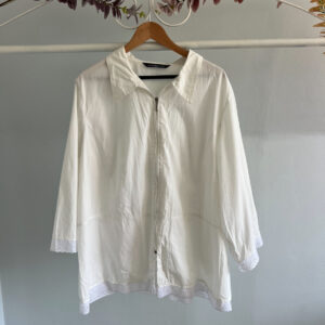 white cotton shirt