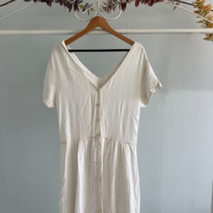 white vintage dress