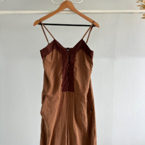 Liu Jo thrifted brown jumpsuit
