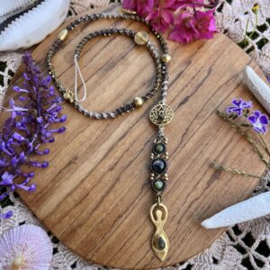 feminine macrame hairwrap / dreadwrap