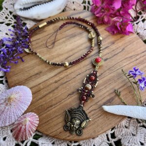 tribal macrame hairwrap / dreadwrap